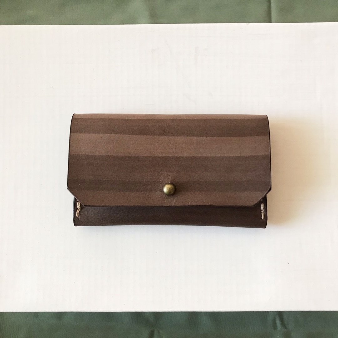 信封名片夹_单层_焦茶_Card holder - 名片夹/名片盒 - 真皮 红色