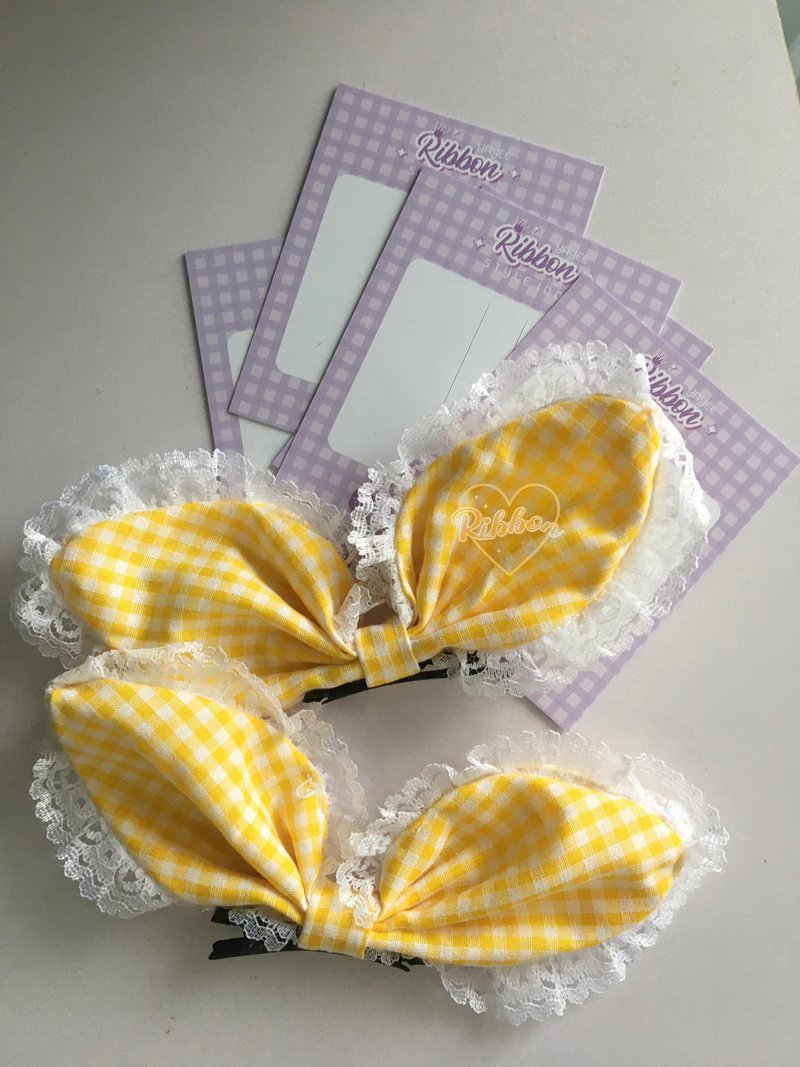 发饰 儿童发夹 棉质 - 发饰 - 棉．麻 多色