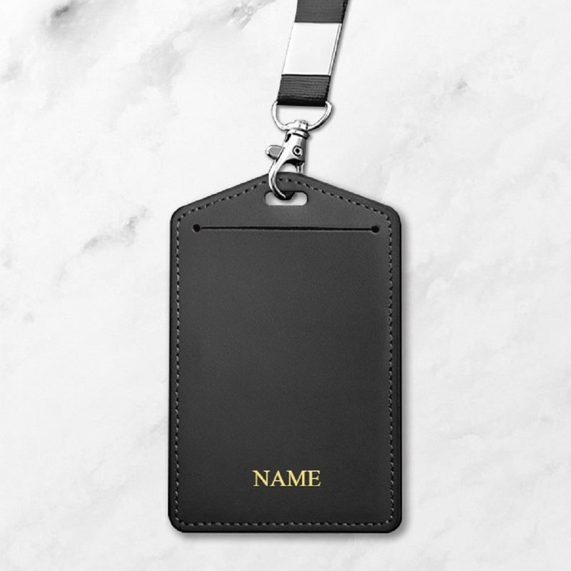 高档真皮证件套连颈绳 - 证件套/卡套 - 其他材质 多色