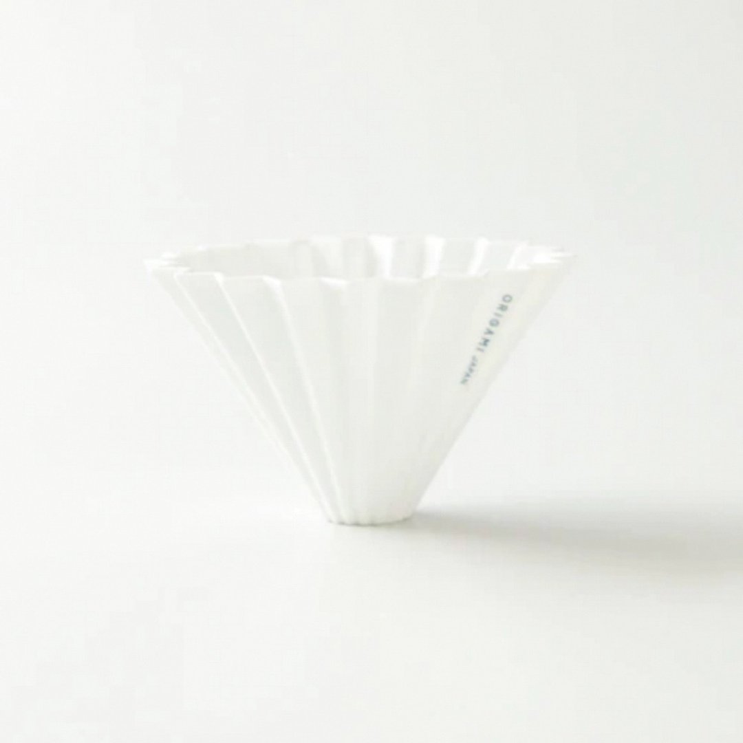 日本ORIGAMI 折纸咖啡陶瓷滤杯 M 不含木质杯托 - 咖啡壶/周边 - 陶 多色