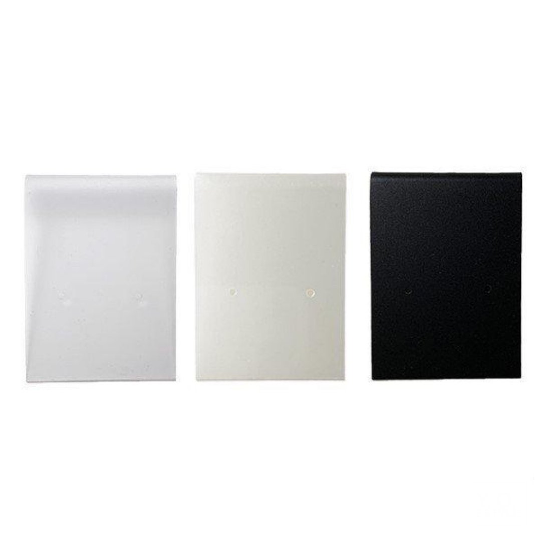 Earring mount 50 pieces OEM possible 3color - 收纳用品 - 塑料 黑色