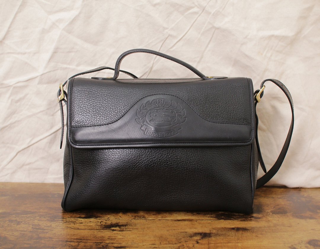 Back to Green:: 经典复古BURBERRYS by-10 vintage bag - 侧背包/斜挎包 - 真皮 