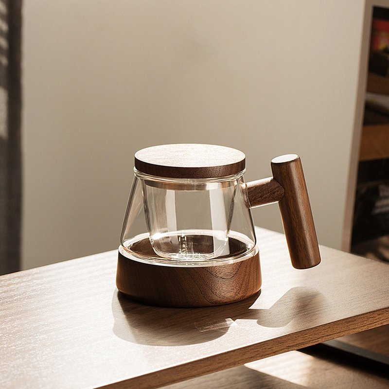 木笙磁吸杯 - 茶具/茶杯 - 玻璃 咖啡色