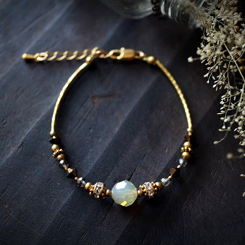 EF复古宫廷系列NO.57施华洛世奇蛋白彩璀璨水晶华丽手链 - 手链/手环 - 其他材质 金色