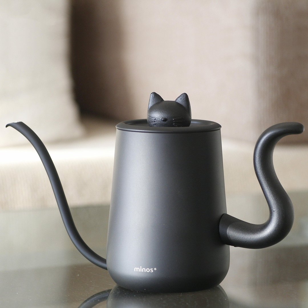 Neko 600ml 手冲壼 - 咖啡壶/周边 - 不锈钢 黑色