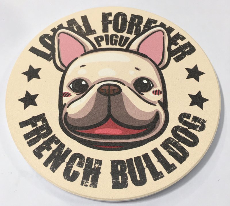 ※一神※法斗皮古系列杯垫【皮古】 - 杯垫 - 陶 多色