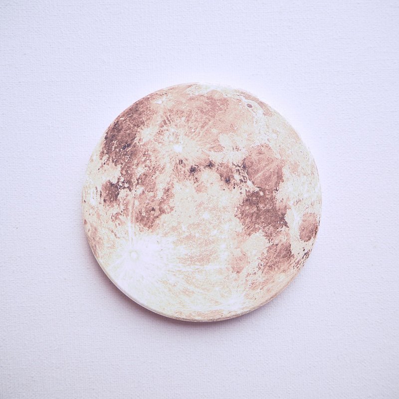 Project Star 月球杯垫 - 茶具/茶杯 - 陶 白色