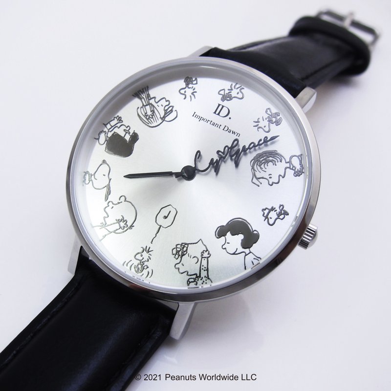 【五倍券优惠】【Pinkoi X SNOOPY限定联名】- Together - 男表/中性表 - 不锈钢 黑色