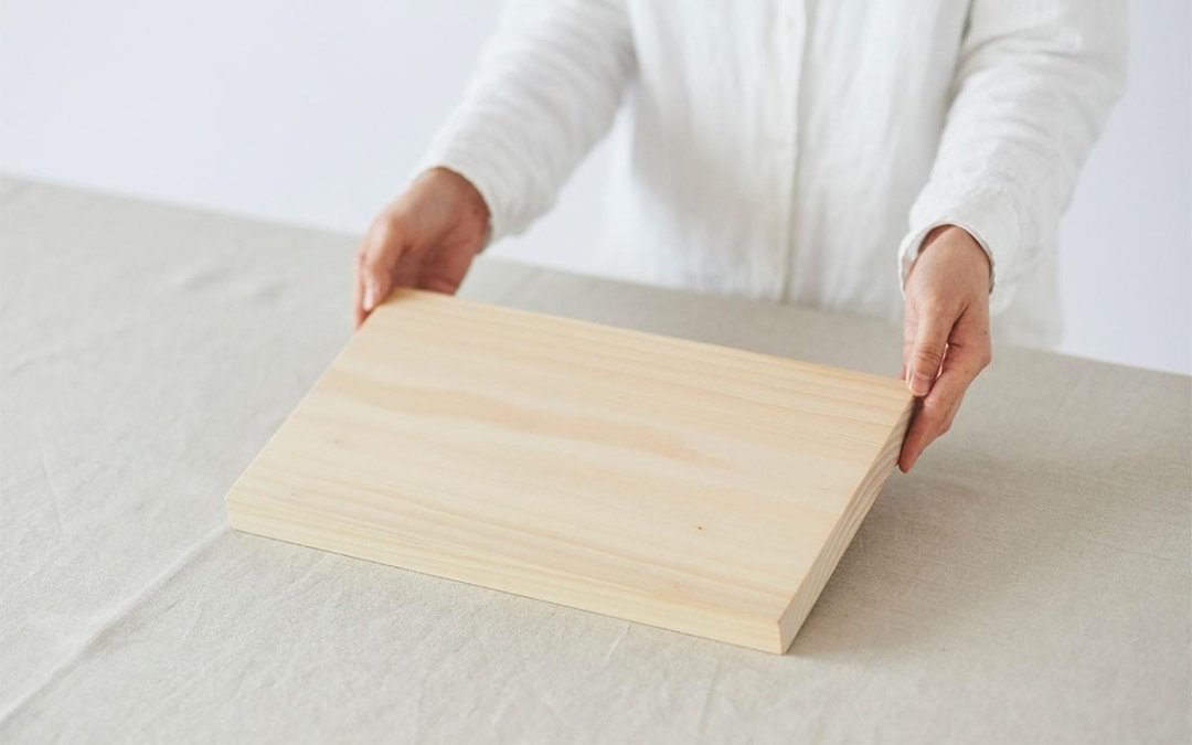 Chopping board of ginkgo biloba tree - 厨房用具 - 木头 卡其色