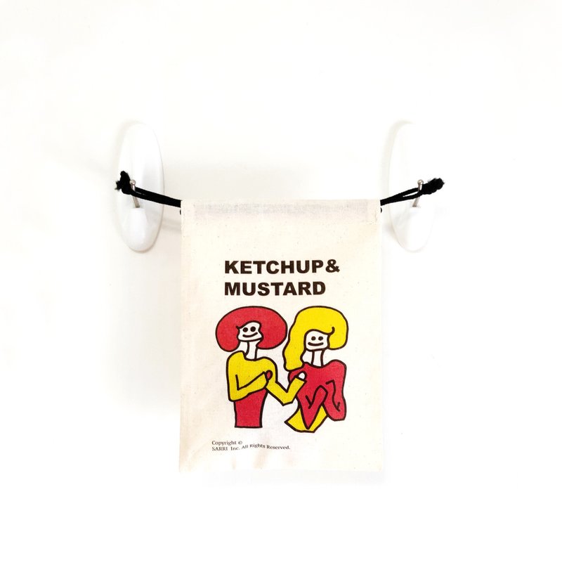 蝴蝶结 蝴蝶 收纳 收纳包 化妆包 帆布袋 水壶袋 环保袋 束口袋 - 化妆包/杂物包 - 其他材质 红色