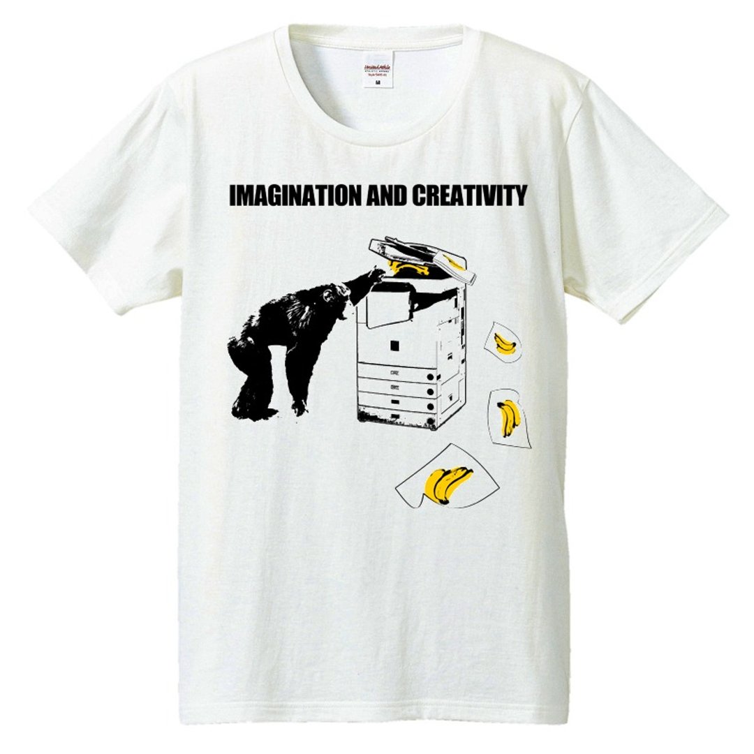 T-shirt / IMAGINATION - 男装上衣/T 恤 - 棉 白色