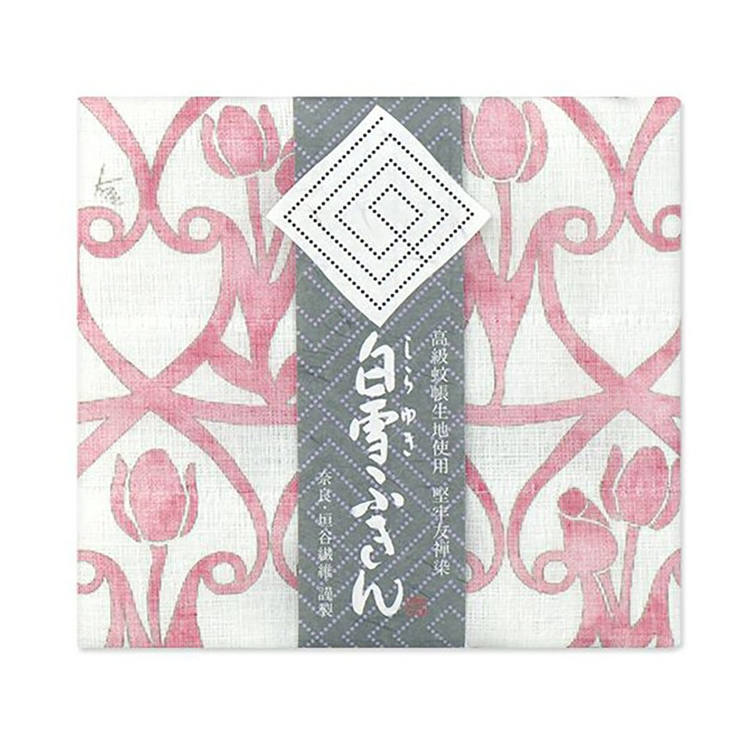 京友禅染万用巾 / 郁金香红色 - 餐垫/桌巾 - 棉 红色