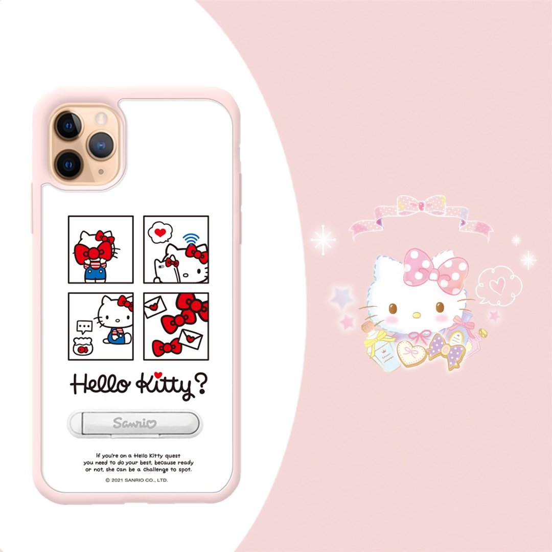 三丽鸥 iPhone 11 全系列 减震立架手机壳-哈啰凯蒂 - 手机壳/手机套 - 其他材质 多色