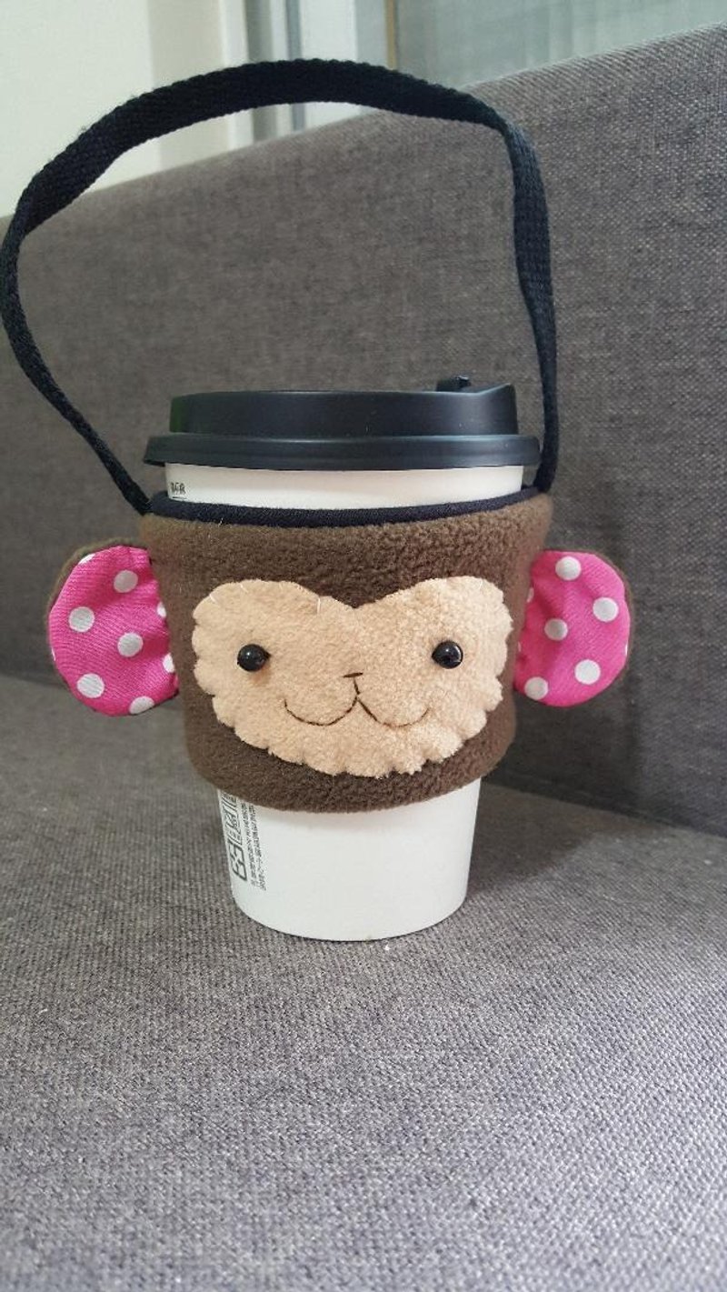 豆猴饮料杯套/提袋 - 随行杯提袋/水壶袋 - 棉．麻 