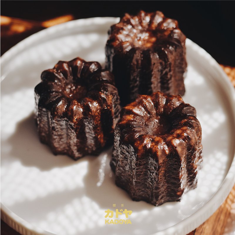【KADOYA】王者可丽露canelé－10入 I 香草口味 - 蛋糕/甜点 - 纸 咖啡色