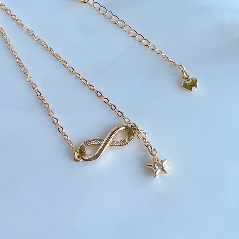 14K永恒星辰锆石项链(现货) - 项链 - 其他材质 金色