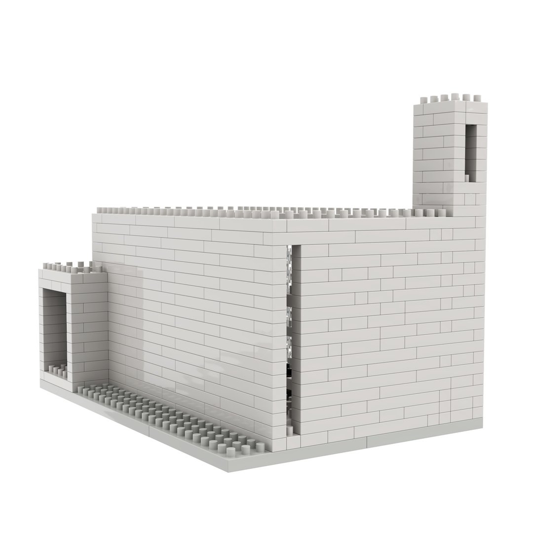 Archbrick 风之教堂 Pixel 积木 Nanoblock (安藤忠雄) - 摆饰 - 塑料 多色