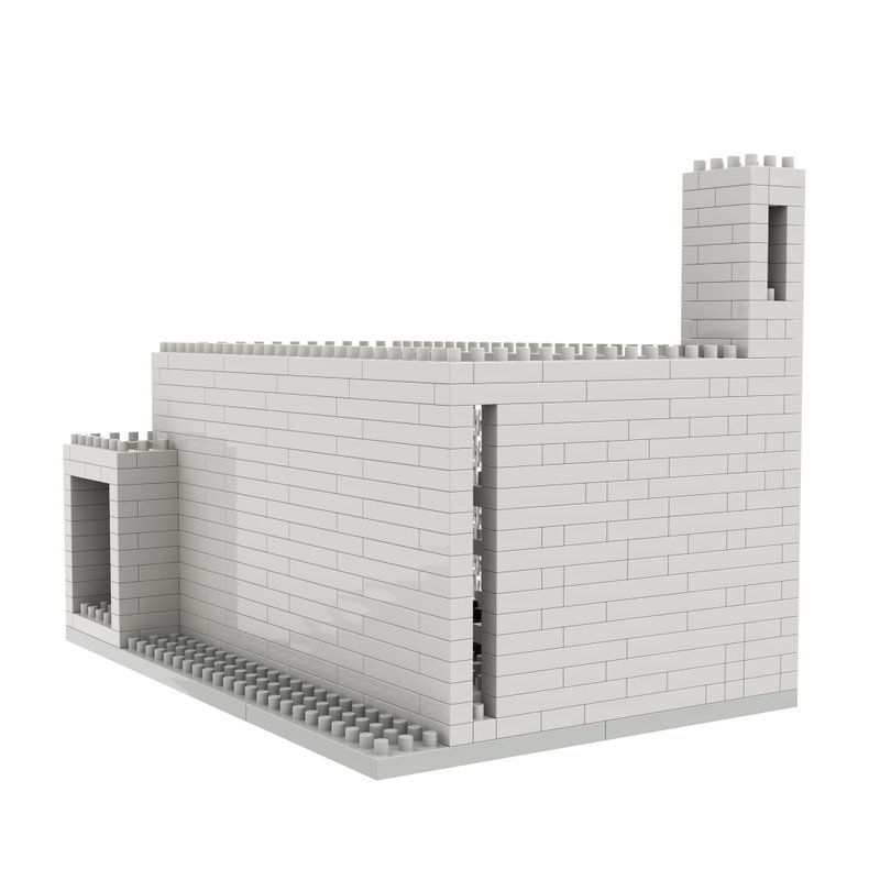 Archbrick 风之教堂 Pixel 积木 Nanoblock (安藤忠雄) - 摆饰 - 塑料 多色