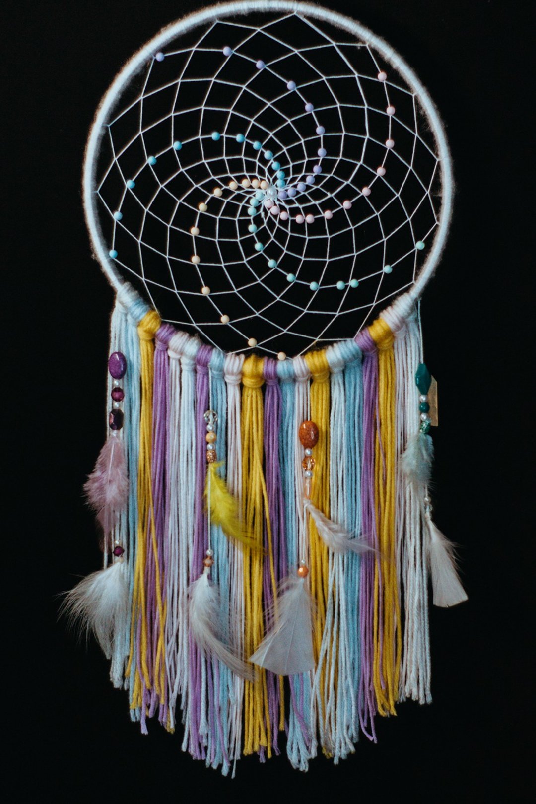 纯手工捕梦网 Handmade Dreamcatcher－【梦想】 - 摆饰 - 其他材质 白色