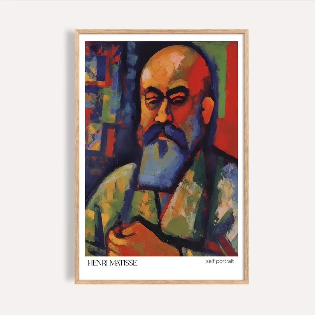 凝视之间 Gaze Within / 马谛斯风格 人物海报 / 客厅挂画 装饰画 - 海报/装饰画/版画 - 纸 
