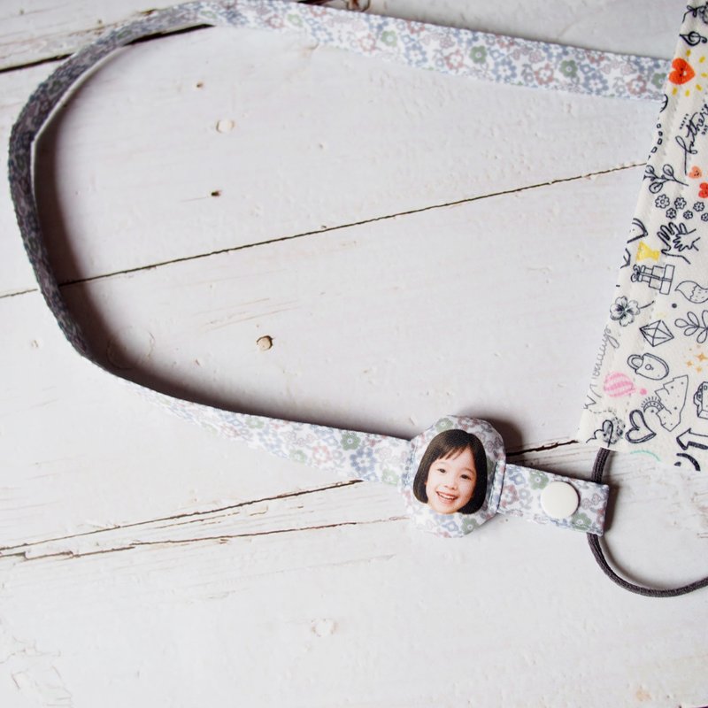 宝贝照片订制造型口罩绳 女孩系 开学礼 - 其他 - 其他材质 多色