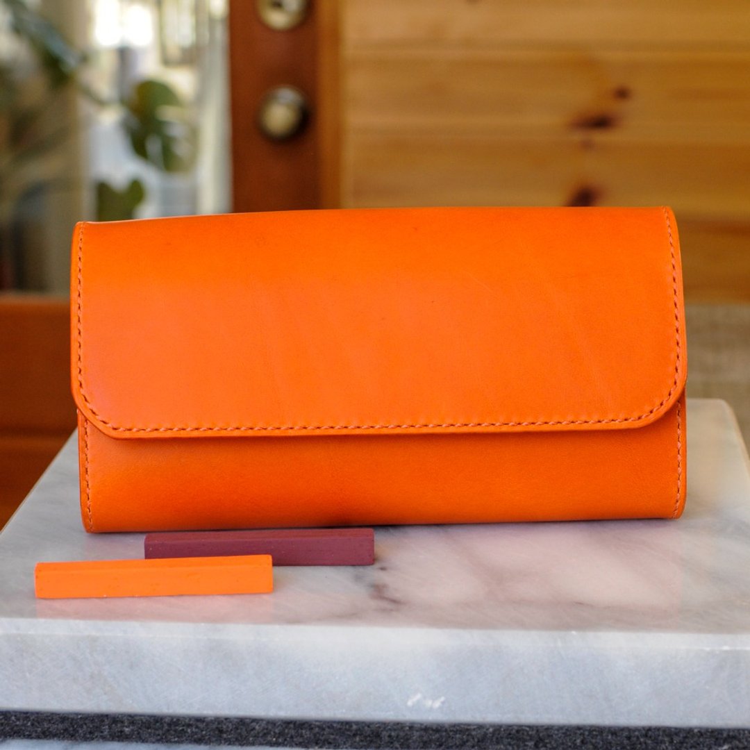 Large-capacity and easy-to-use long wallet No.1 Buttero - 皮夹/钱包 - 真皮 多色