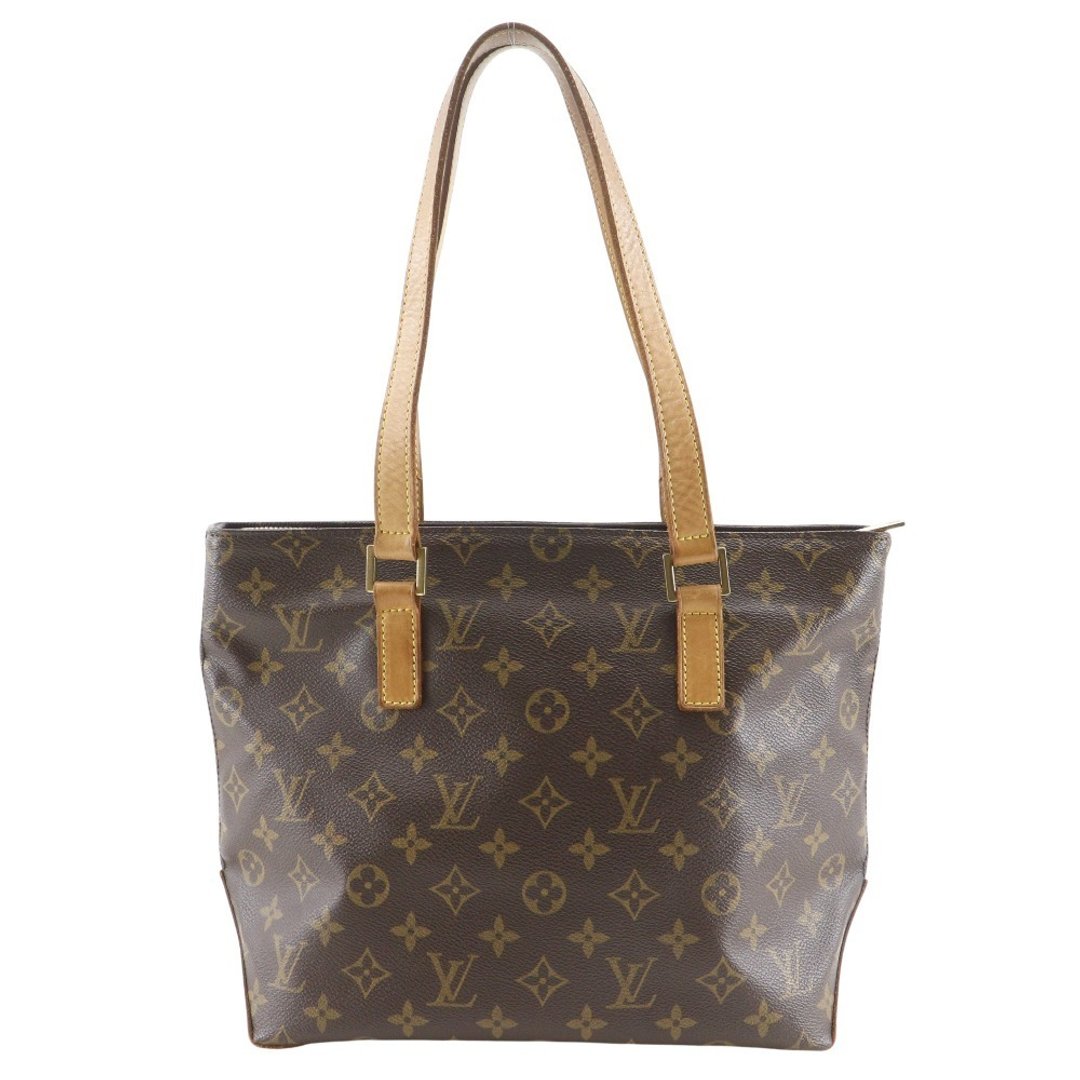 【日本直运】路易威登 LOUIS VUITTON Cabas Piano 托特包 M51148 Monogram 帆布 棕色 VI1001 女士【二手】 - 手提包/手提袋 - 人造皮革 咖啡色