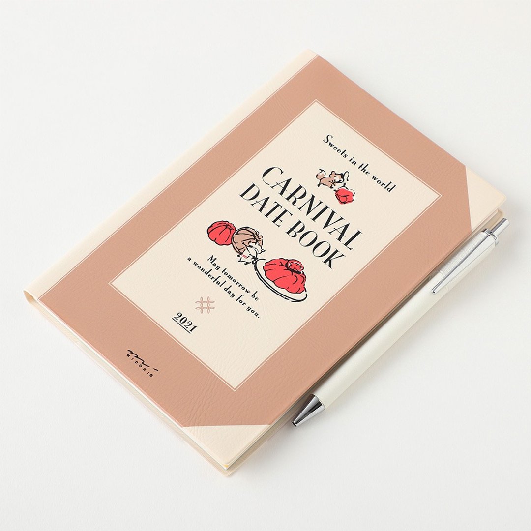MIDORI Pocket Diary 2021手帐(月单周)B6嘉年华 - 笔记本/手帐 - 纸 多色