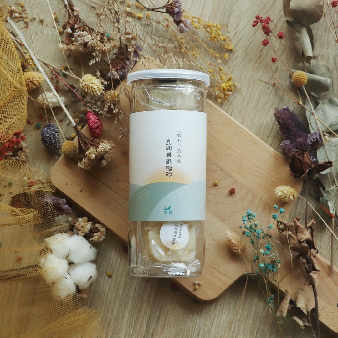 【免熬煮 | 轻松冲泡】岛屿果风糖砖 | 冰糖菊花蜂蜜 - 蜂蜜/黑糖 - 新鲜食材 咖啡色