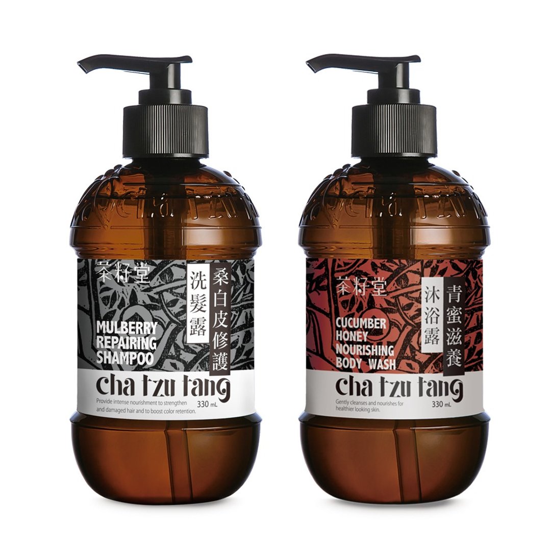 茶籽堂 桑白皮&青蜜-修护滋养发身清洁双入组 - 沐浴用品 - 植物．花 