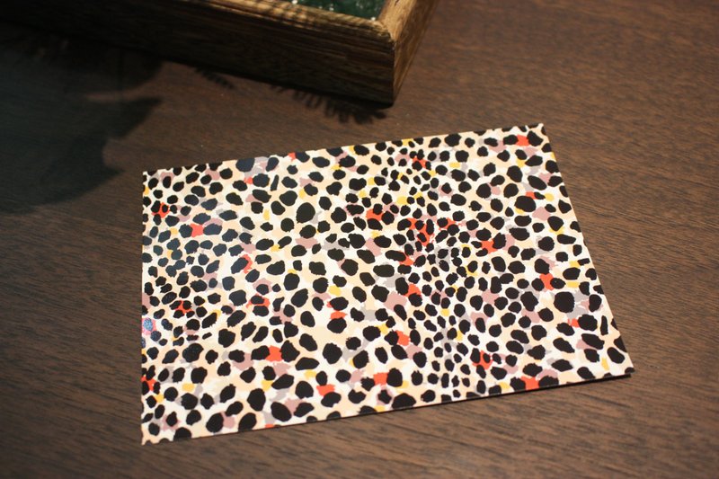 明信片_温柔豹纹 - 卡片/明信片 - 纸 