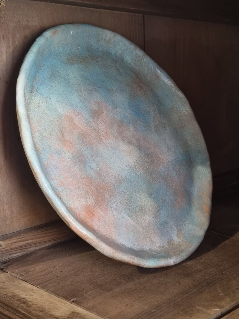 【眽眽制陶】夕暮白雾饰品盘 - 盘 盆器 饰品盘 - 摆饰 - 陶 多色