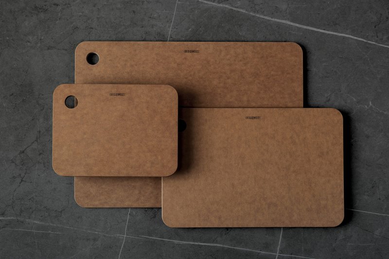 CUTTING BOARD 环保纸质砧板 BR 咖啡色 - 托盘/砧板 - 纸 