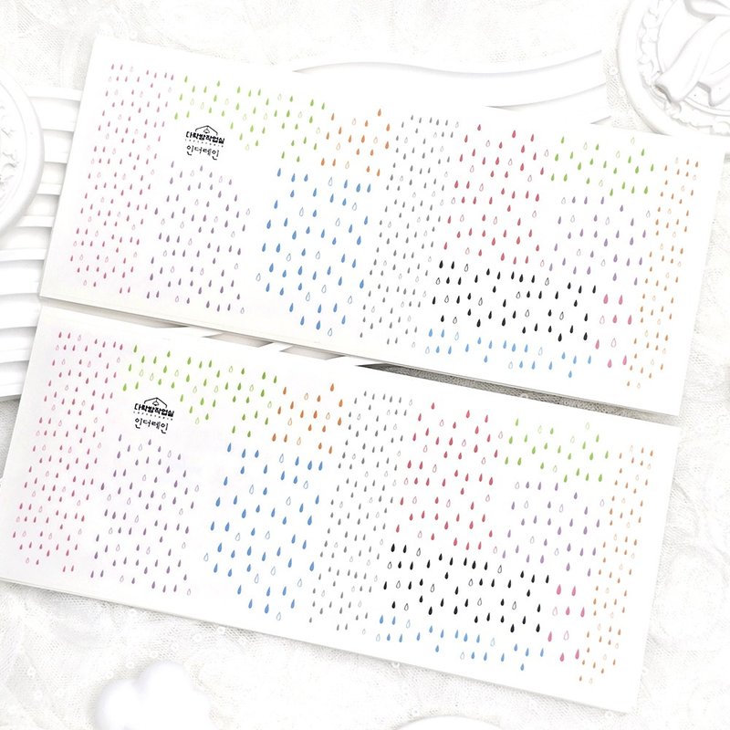 :雨中漫步: 雾面透明贴纸 - 贴纸 - 其他材质 