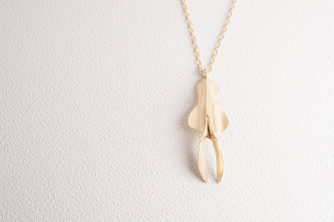 【惊蛰系列】黄铜项链 Brass Necklace - 项链 - 铜/黄铜 