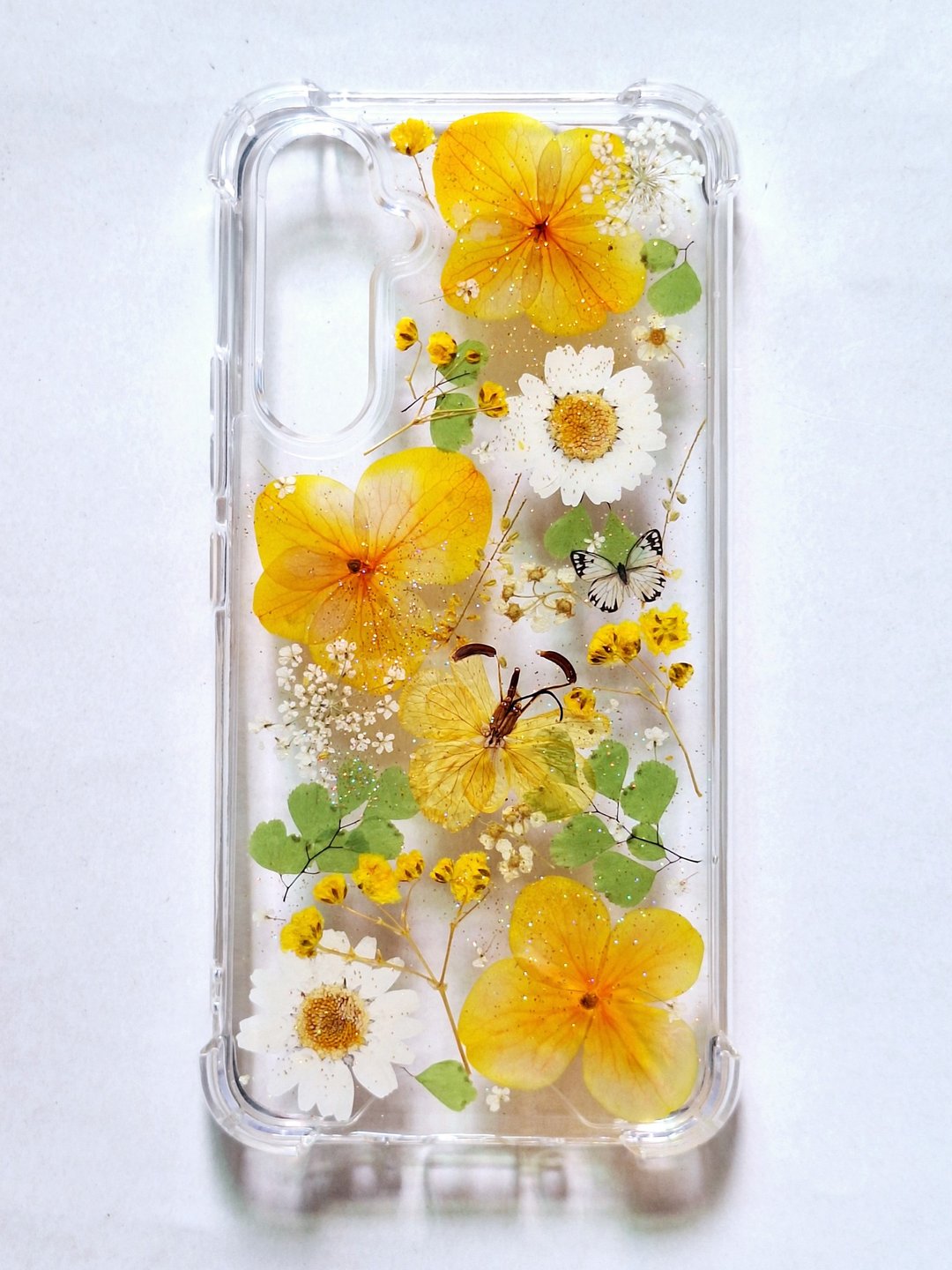 手作押花手机保护壳| 订制 | Samsung Galaxy A54 - 手机壳/手机套 - 塑料 多色
