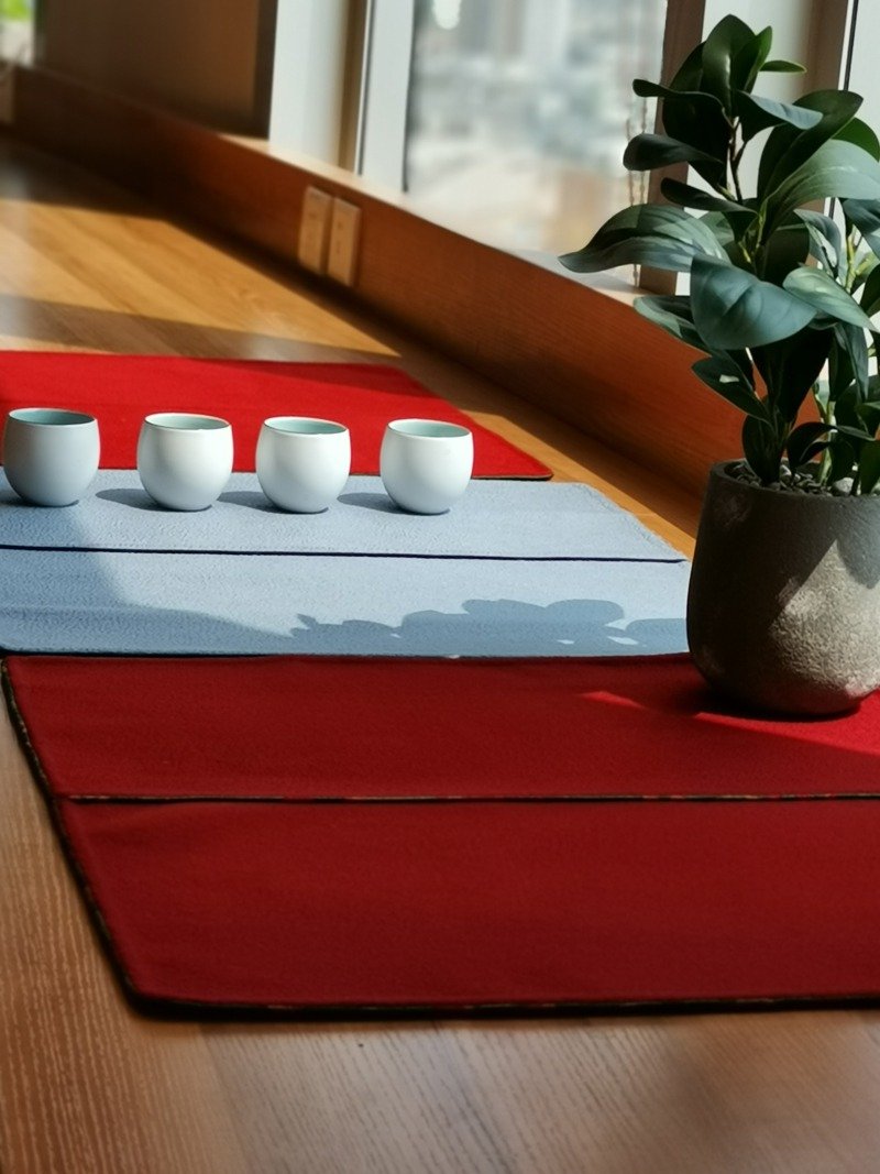 2019新款双面水波纹山羊绒坐垫桌垫杯垫雅致舒适有情调 - 其他 - 丝．绢 