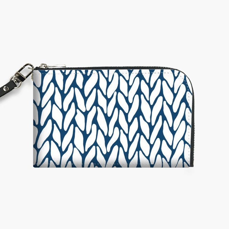 Snupped Isotope - 防水手机袋 - Hand Knitted Navy - 手拿包 - 防水材质 