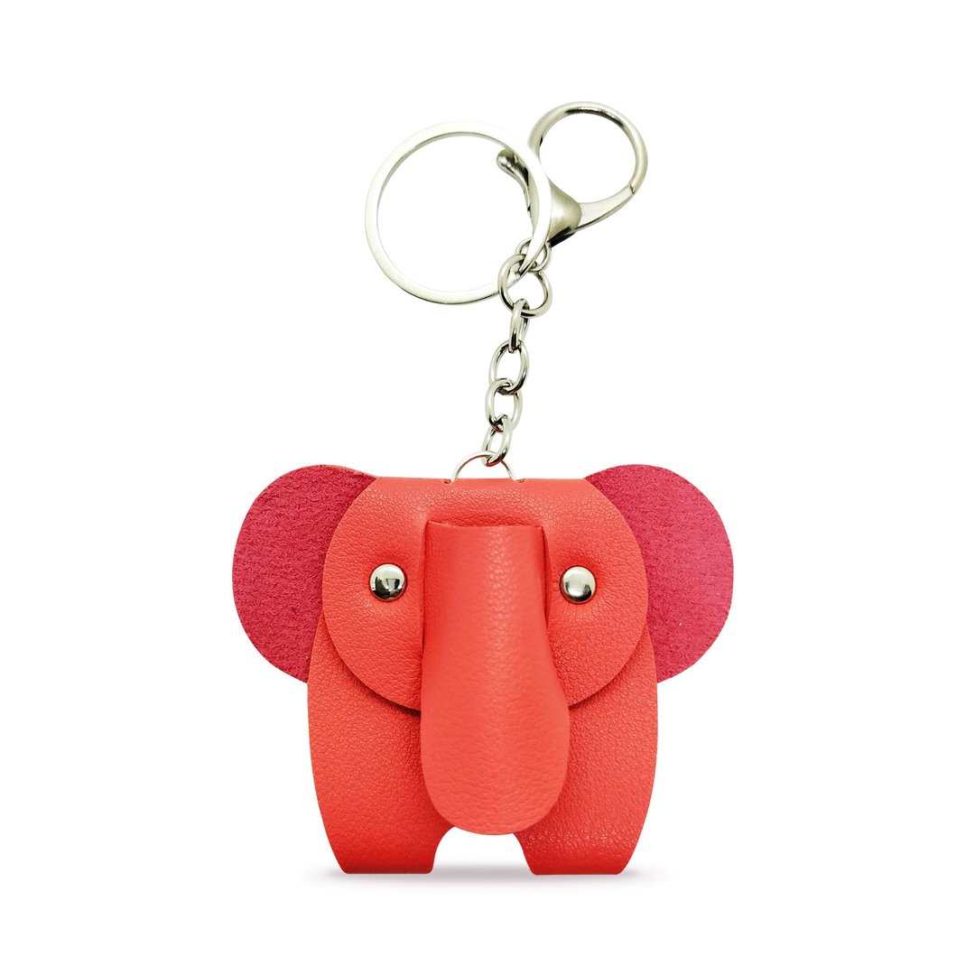 Worpi 钥匙圈  elefante 红色 - 钥匙链/钥匙包 - 人造皮革 红色