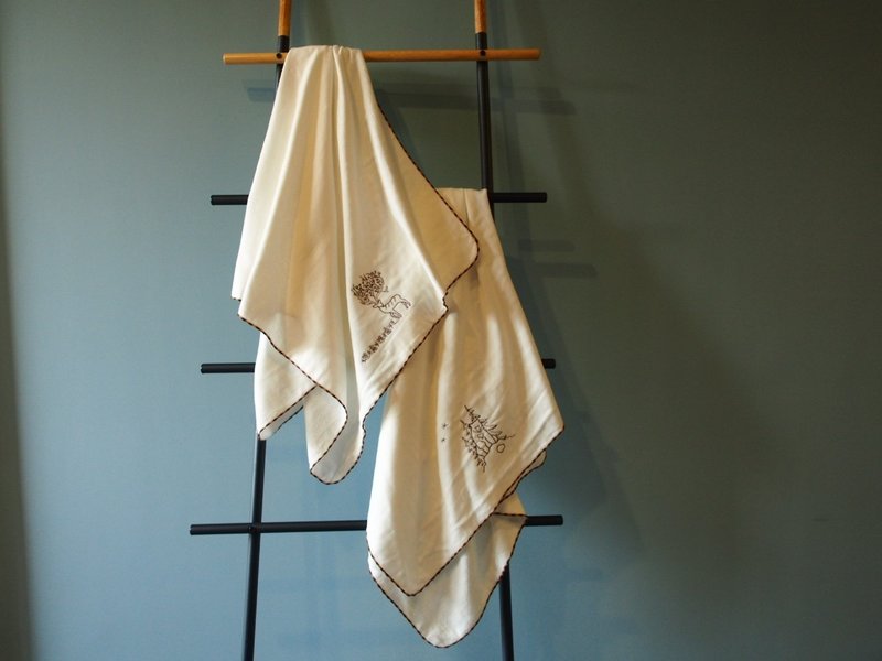 台湾保育类动物纱布浴巾 - 毛巾浴巾 - 棉．麻 