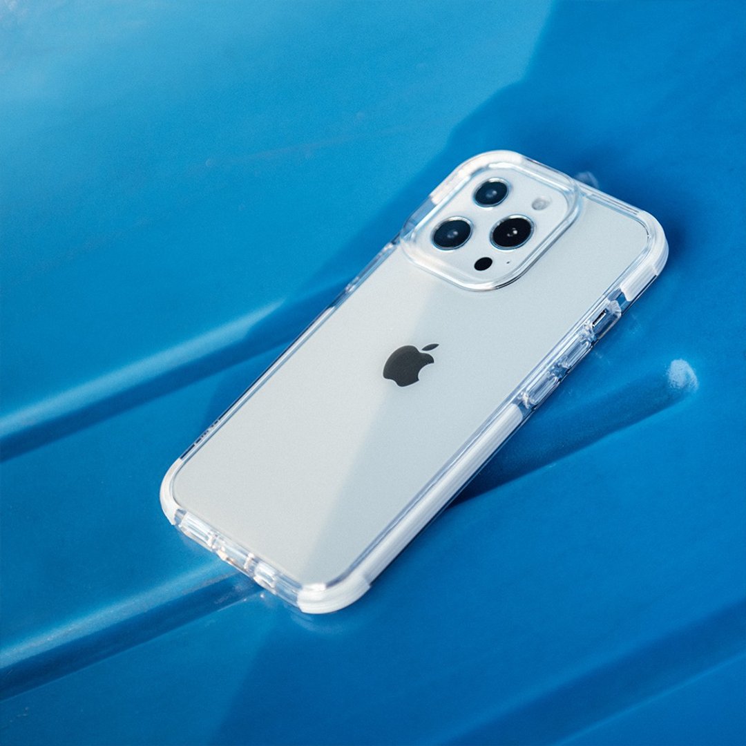 iPhone 13 系列 Combat四角强化军规防摔保护壳-白 - 手机壳/手机套 - 塑料 透明