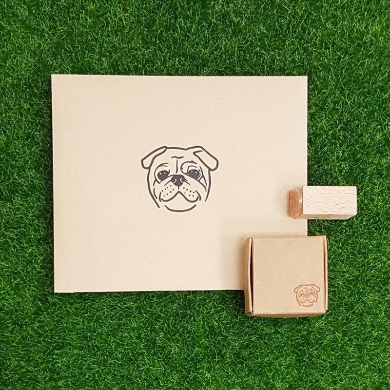 定制迷您印章+宠物手绘简笔画 / 集点章 / 店章 - 印章/印台 - 木头 咖啡色