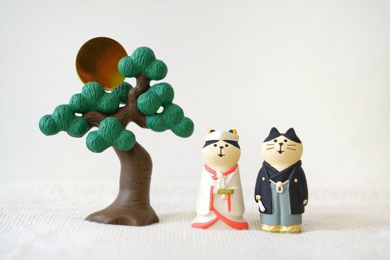 新婚快乐 新婚夫妇 DECOLE concombre - 玩偶/公仔 - 树脂 多色