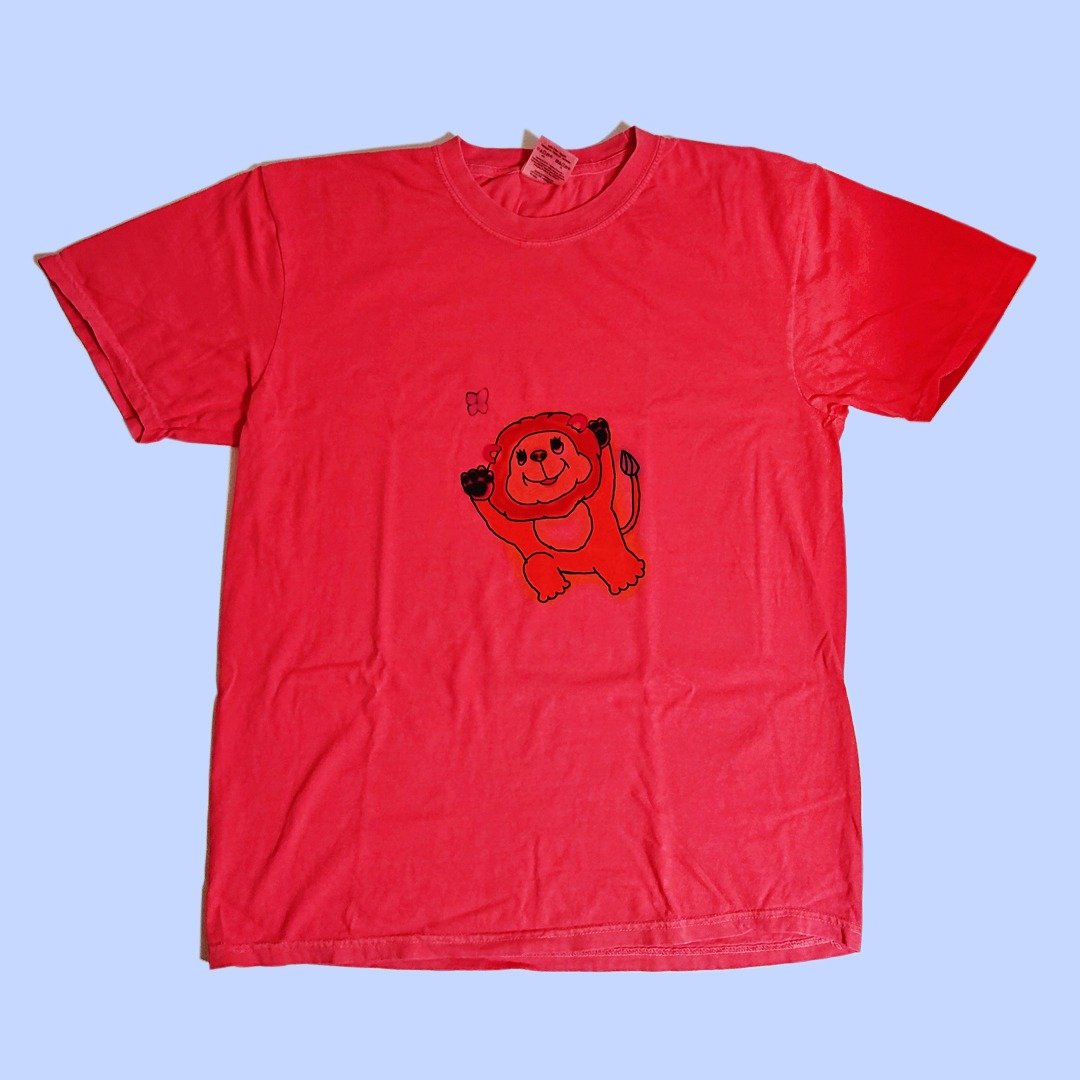 狮子 T - shirt - 女装 T 恤 - 棉 多色