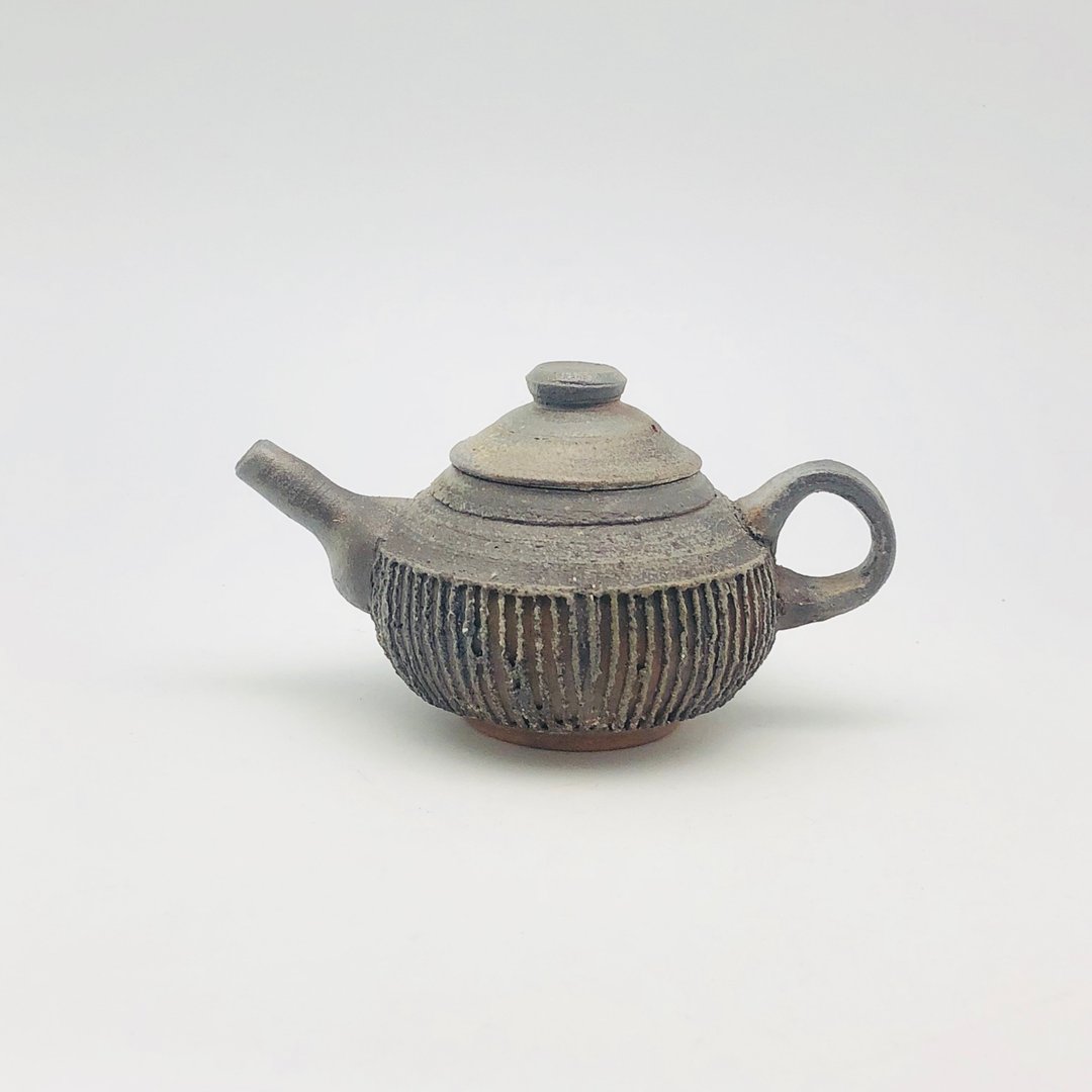 柴烧手作茶壶 - 茶具/茶杯 - 陶 咖啡色