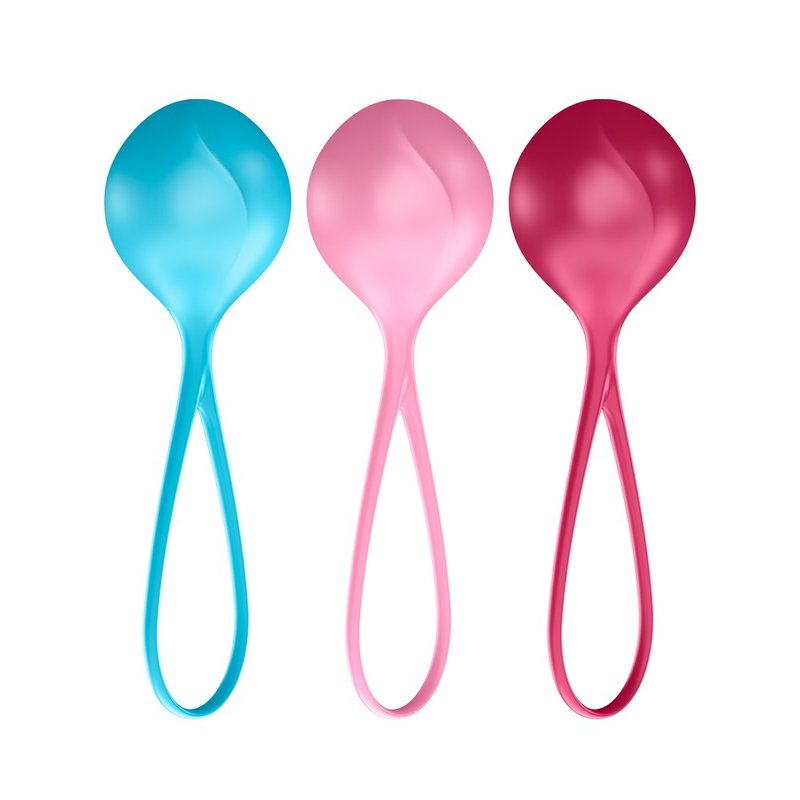 德国Satisfyer  Strengthening Balls 单球聪明球 (3入) - 情趣用品 - 其他材质 多色