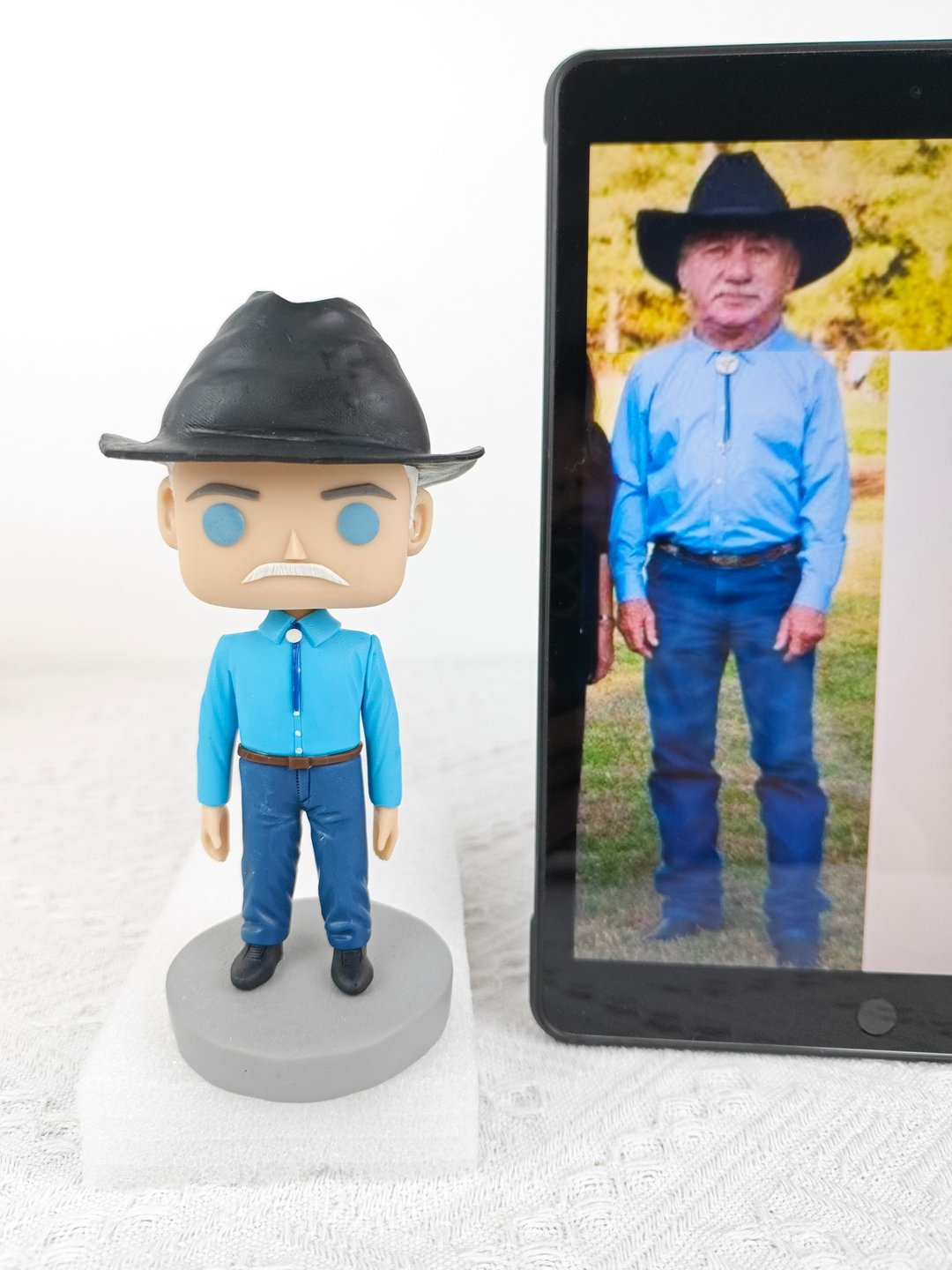 纯手工定制美国Funko Pop 自画肖像公仔娃娃男朋友老公生日礼物 - 玩偶/公仔 - 粘土 多色
