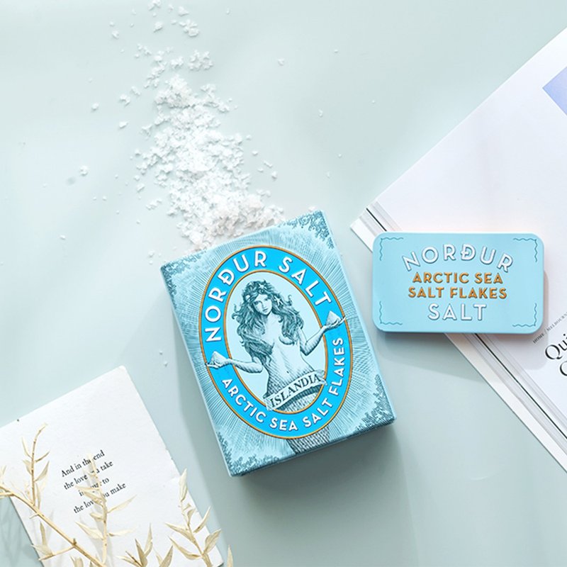 NORDUR 冰岛女神海盐 - 原味 125g(铁盒) - 酱料/调味料 - 新鲜食材 