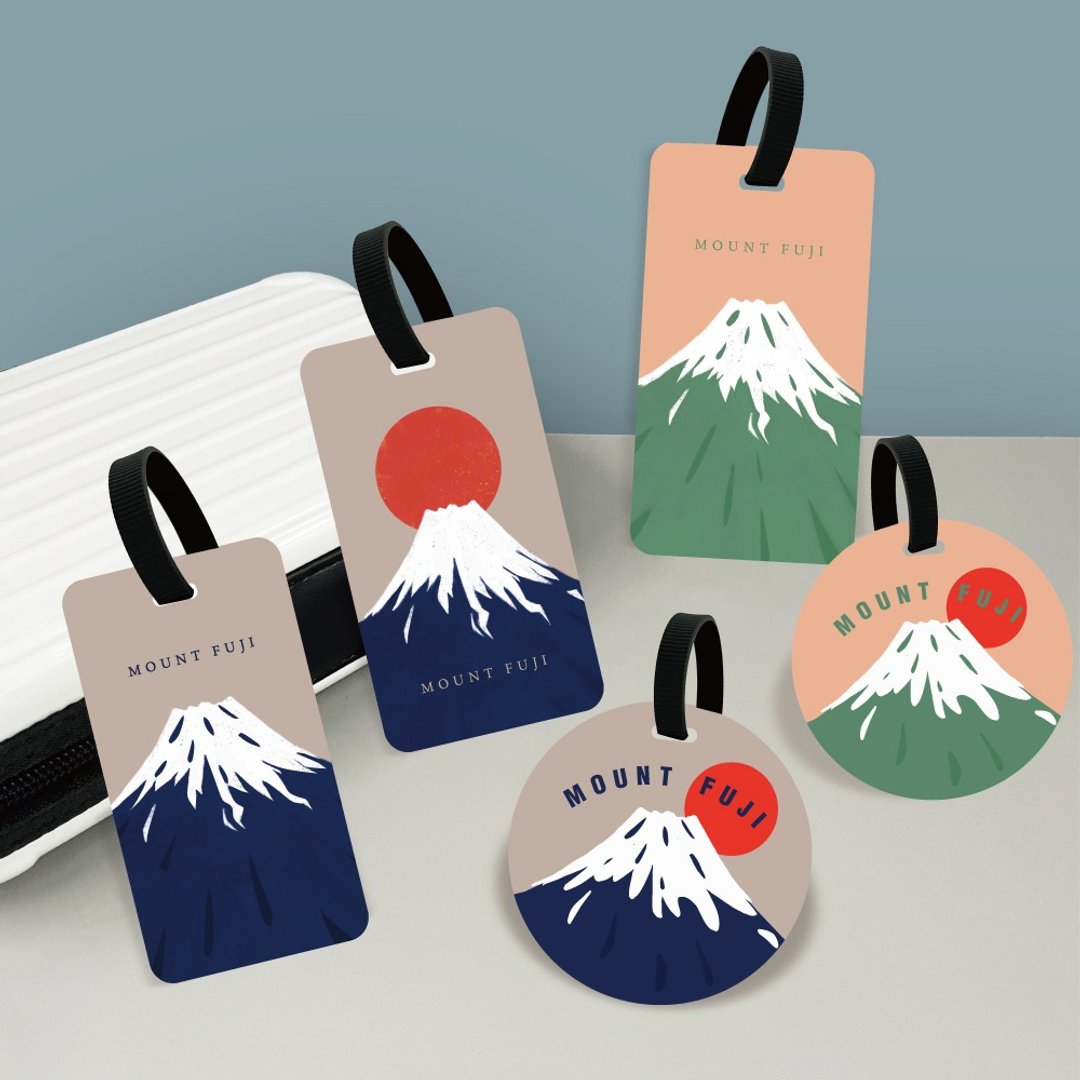 【名胜系列】_Mt.Fuji 日本富士山_行李吊牌 / 背包 / 旅行 / 出国 - 行李吊牌 - 环保材料 