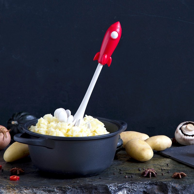 OTOTO 火箭发射-捣泥器 - 厨房用具 - 塑料 红色